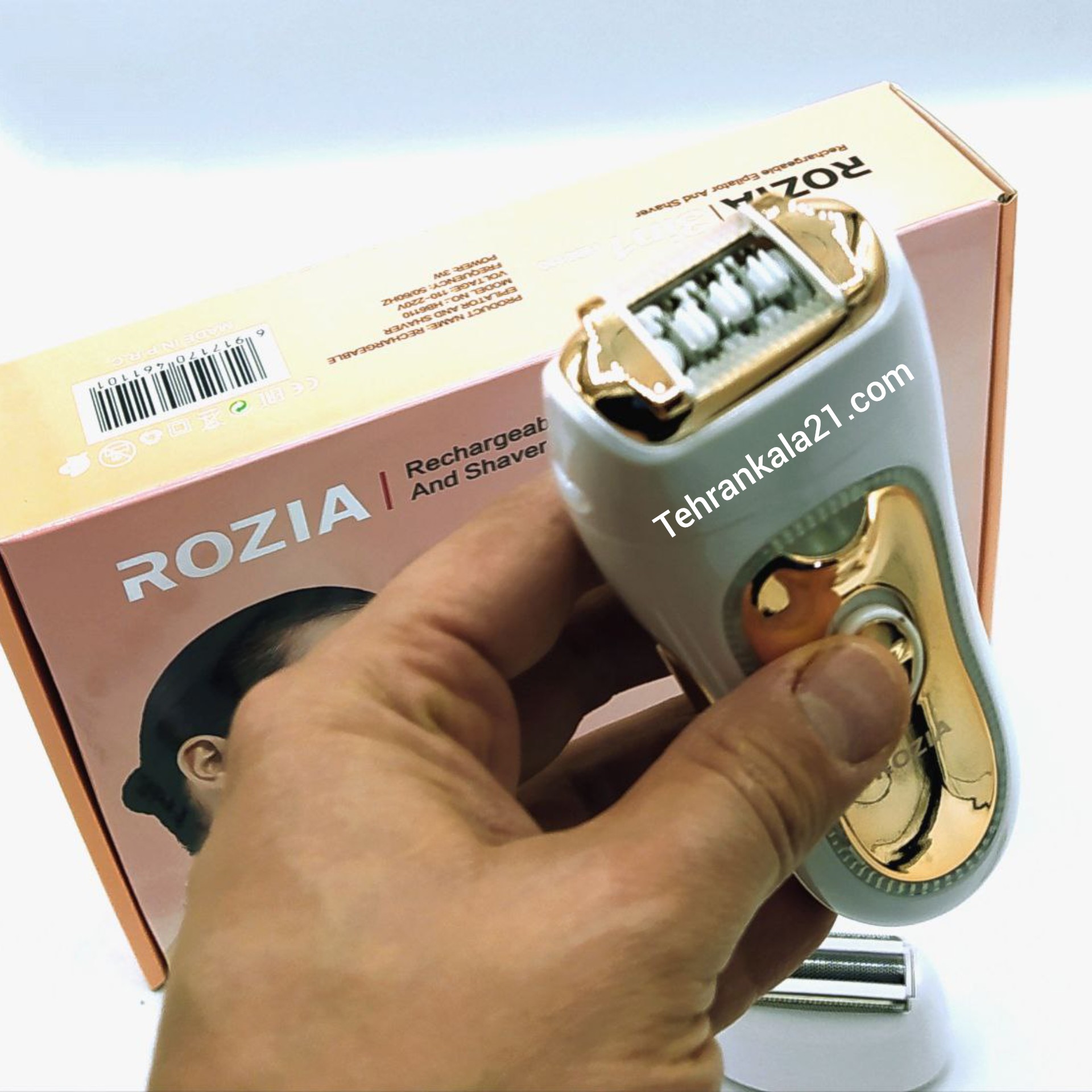 اپیلاتور حرفه ای 3 کاره روزیا مدل HB6110