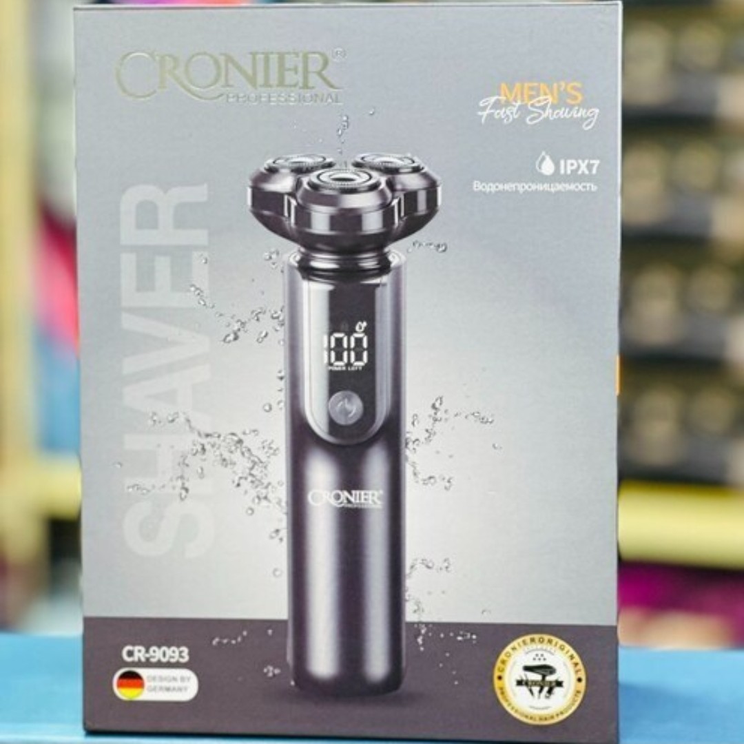 ماشین اصلاح خط زن و صفر زن کرونیر مدل CR-9093ضد آب طراحی ارگونومیک استفاده به صورت خشک و مرطوب