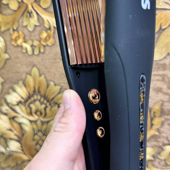 دستگاه ویو فیلیپس دستگاه کاملا حرفه ای و سالنی بدنه کامل مخمل 230درجه سانتی گراد گرمایش دندانه های سرامیکی اورجینال