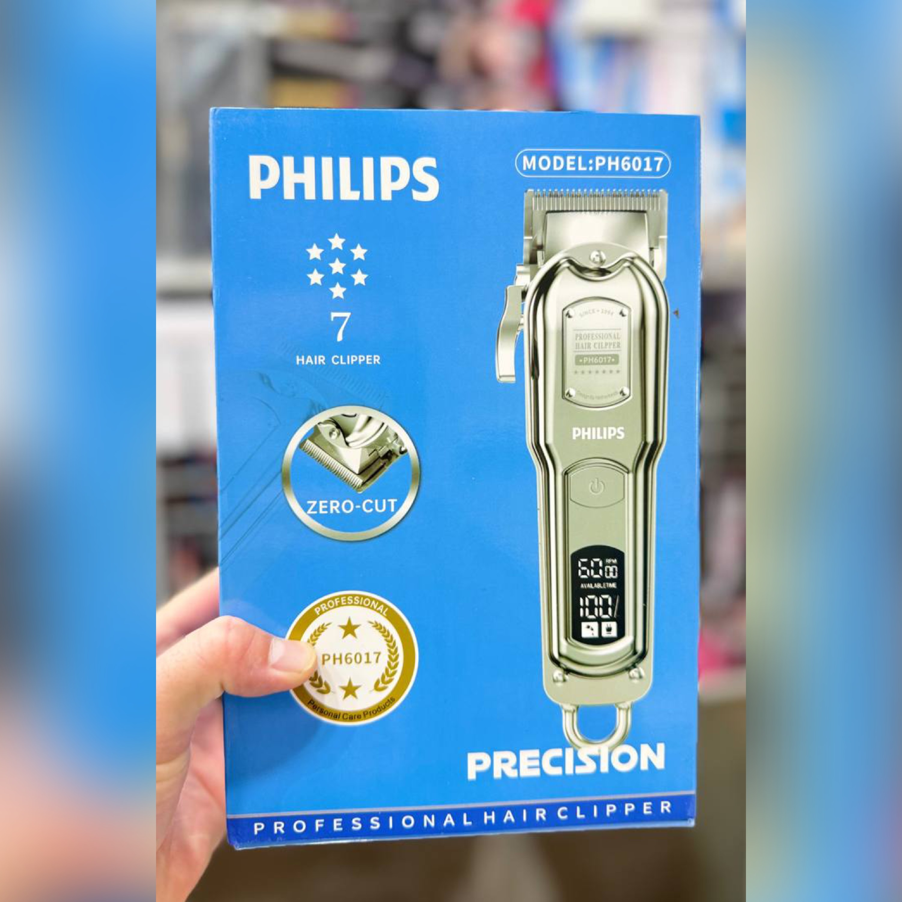 ماشین اصلاح حجم زن و خط زن فیلیپس فوق حرفه ای مدل PH6017 باتری لیتیومی 2000 میلی آمپر اصلی