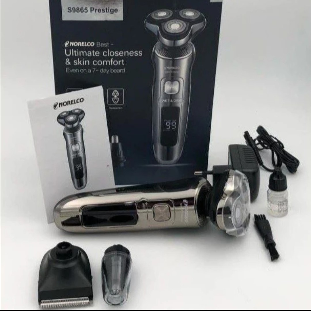 ماشین اصلاح سه کاره نورلکو مدل NORELCO S9865 PRESTIGE اورجینال