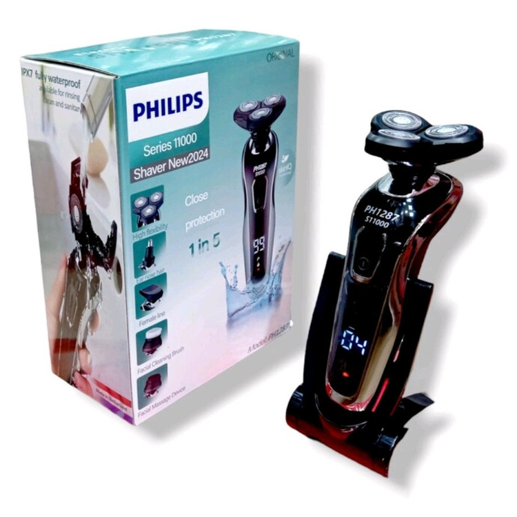 ریش تراش حرفه ای 5 کاره فیلیپس Philips series ph 1287 باتری لیتیومی 1700 میلی امپر