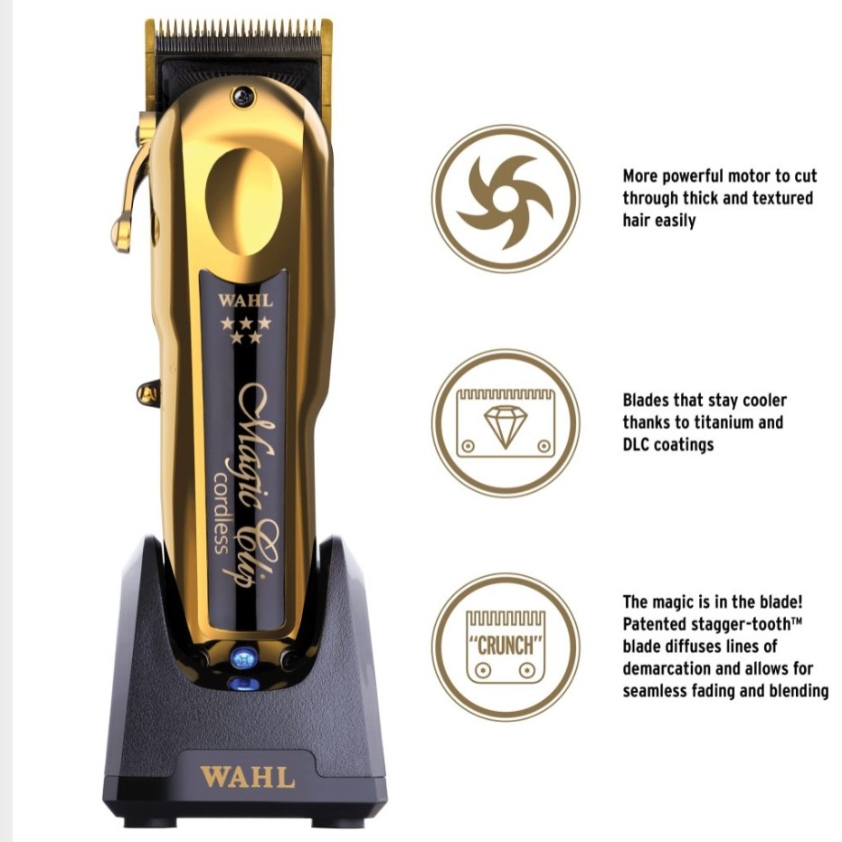 ماشین اصلاح شارژی وال مجیک کلیپ گلد سفارش اروپا و آمریکا Wahl Gold