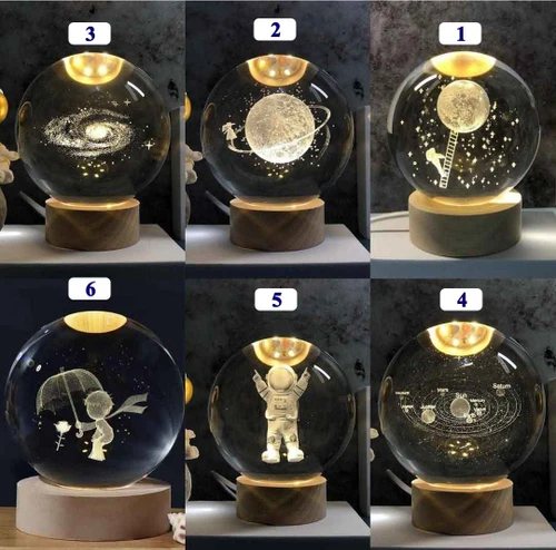 گوی چراغدار فضانورد کهکشانی 8 سانتی فانتزی