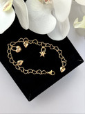 دستبند قلبی ژوپینگ آویز دار تیفانی