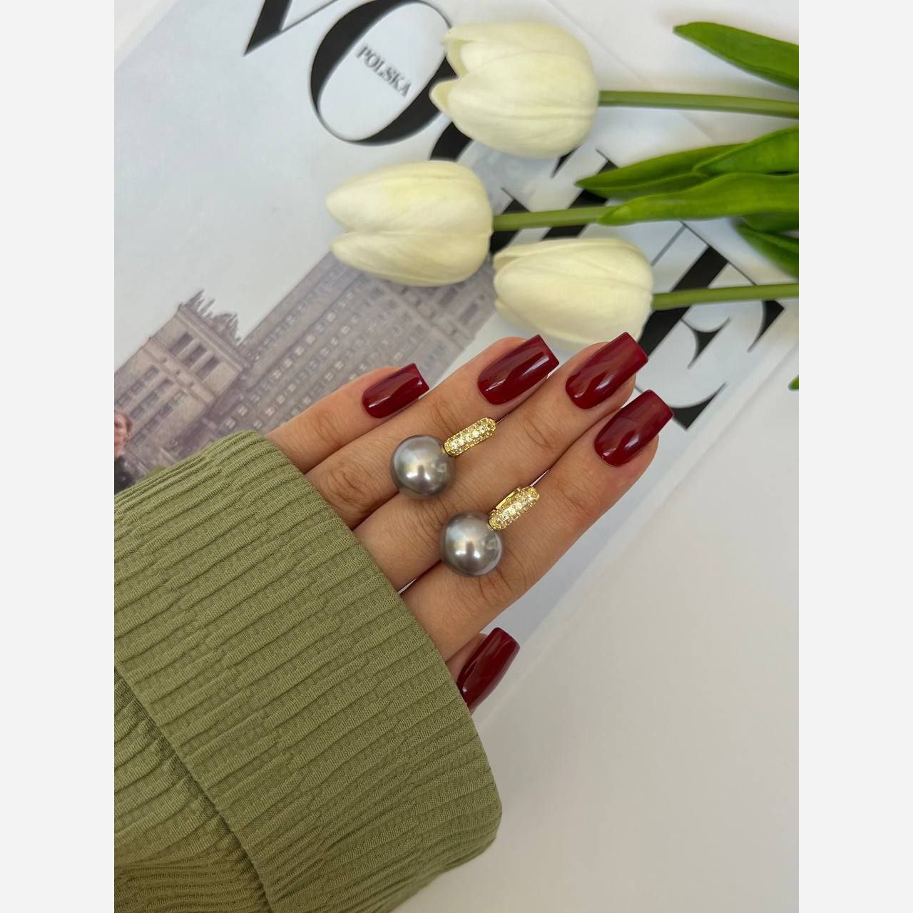 گوشواره سوارسکی گالری هیما