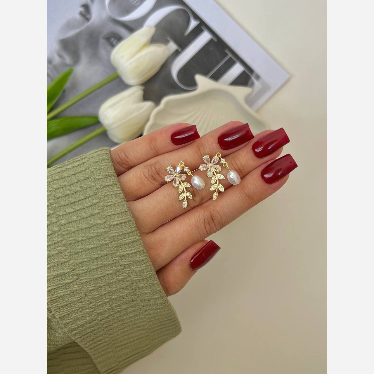 گوشواره سوارسکی گالری هیما