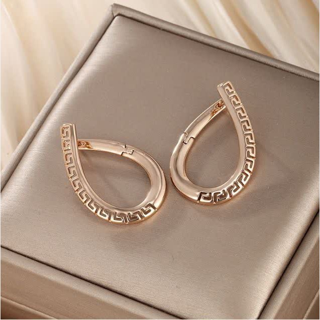 گوشواره ژوپینگ طرح ورساچه مدل فشن گالری هیما
