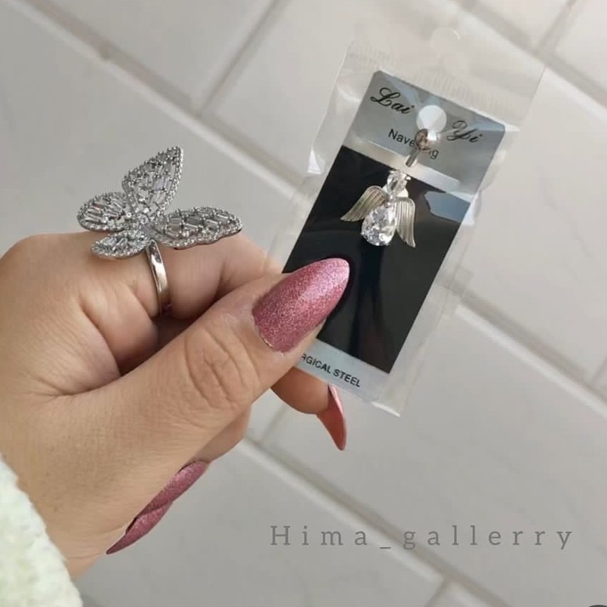 پیرسینگ ناف استیل جدید گالری هیما