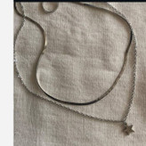 گردنبند دو لاین خاویاری و پلاک ستاره سه بعدی گالری هیما