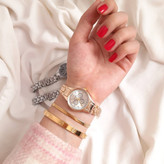ساعت بند فلزی استیل زنانه