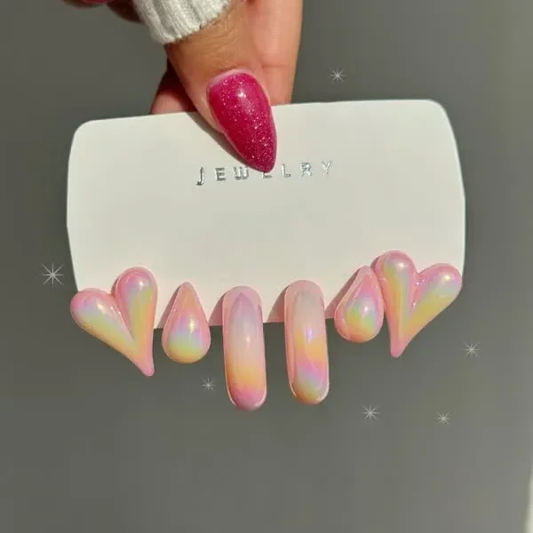 پک گوشواره آبنباتی صورتی