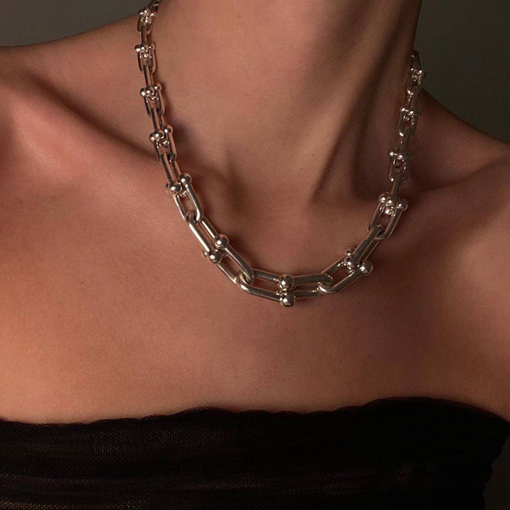 گردنبند تیفانی نقره ای