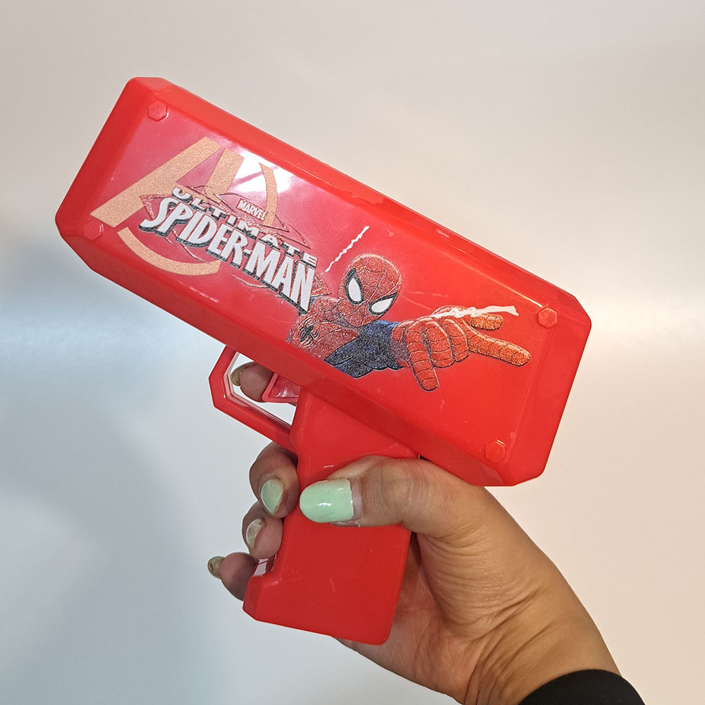 تفنگ حباب ساز طرح کرومی و اسپایدرمن