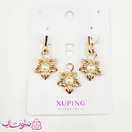 نیم ست زنانه ژوپینگ مدل گل و مروارید کد 4921