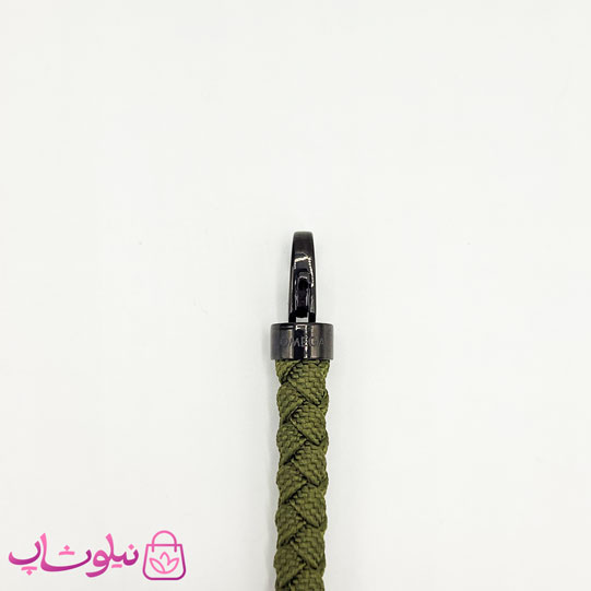 دستبند امگا کنفی مردانه سبز قفل مشکی کیفیت مستر کد 1100