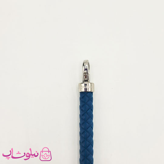 دستبند امگا رابر سبز کله غازی مردانه زنانه قفل نقره ای کیفیت مستر کد 1100