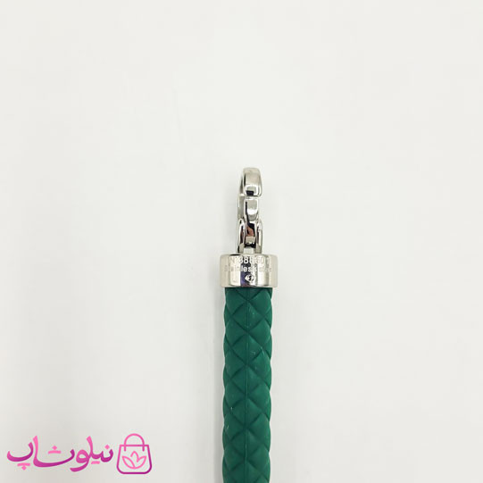 دستبند امگا رابر سبز تیره مردانه زنانه کیفیت مستر کد 1100