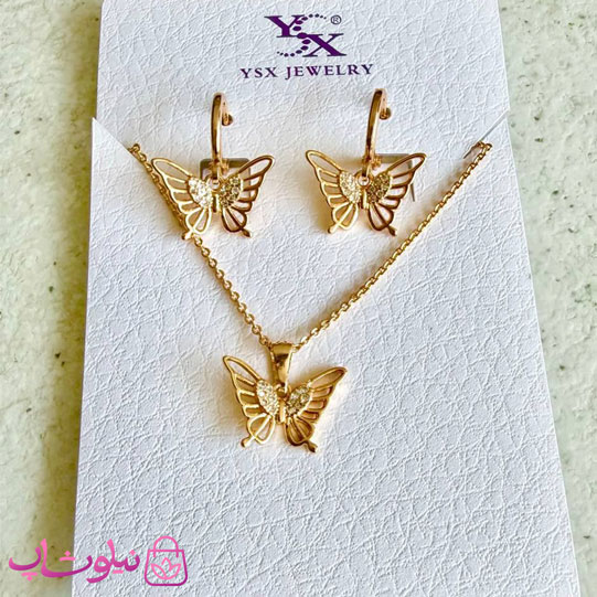 نیم ست زنانه وای اس ایکس طرح پروانه کد 5991