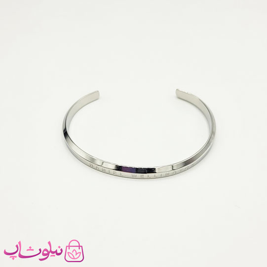دستبند زنانه دنیل ولینگتون نقره ای استیل کد 219