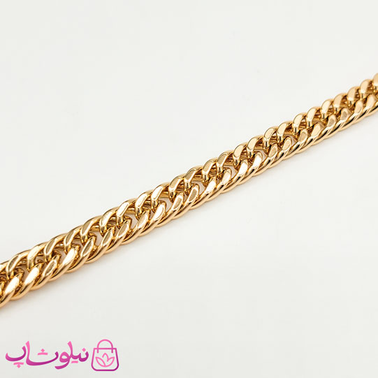 دستبند ژوپینگ زنانه کارتیه طلایی 20 سانت 6.5 میل کد 6991