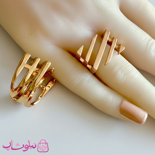 انگشتر زنانه ژوپینگ مدل مربعی و درشت کد 3591