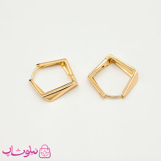 گوشواره زنانه چند ضلعی ژوپینگ کد 2591