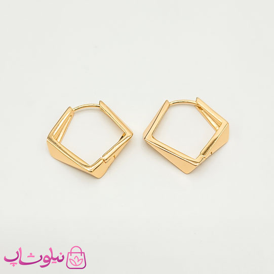 گوشواره زنانه چند ضلعی ژوپینگ کد 2591