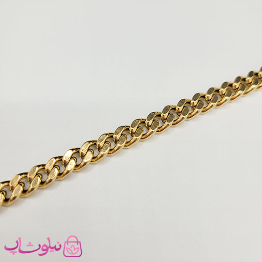 گردنبند/ دستبند/ پابند زنانه مدل کارتیه استیل طلایی