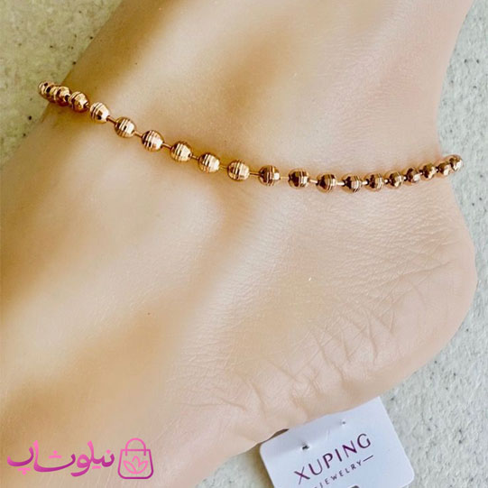 پابند زنانه ژوپینگ مدل آلبرنادو طلایی رنگ کد 3991