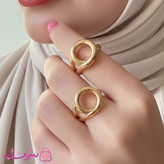 انگشتر زنانه ژوپینگ مدل دایره کد 2691