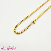 گردنبند گیتار مدل طلایی استیل کد 250