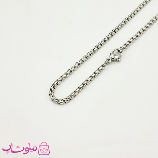 گردنبند گیتار مدل نقره ای استیل کد 250