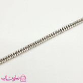 دستبند زنانه ظریف ژوپینگ طرح کارتیه نقره ای 18 سانت 5 میل کد 4991