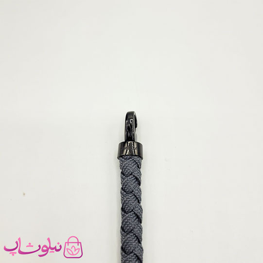 دستبند امگا کنفی طوسی با قفل مشکی مسترکپی