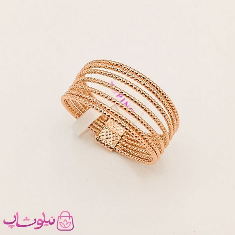 انگشتر زنانه ژوپینگ 7 ردیفه کد 2265 - 6