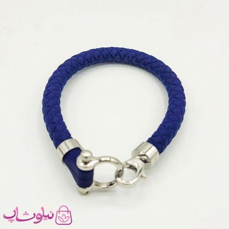 دستبند امگا مردانه رابر سرمه ای