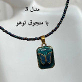 گردنبند های مینیمال میناکاری رنگی ساده و با منجوق