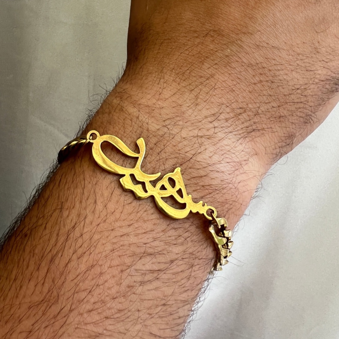 دستبند اسم کارتیه نقره ای