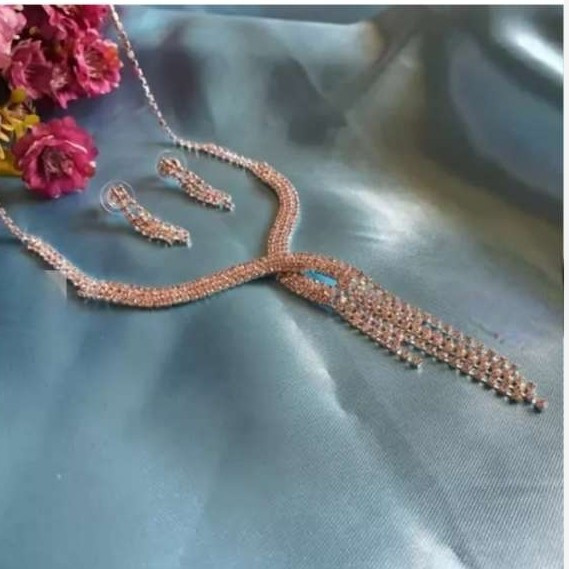 نیم ست نگینی برکه کاملا جوشکاری بدون چسب
