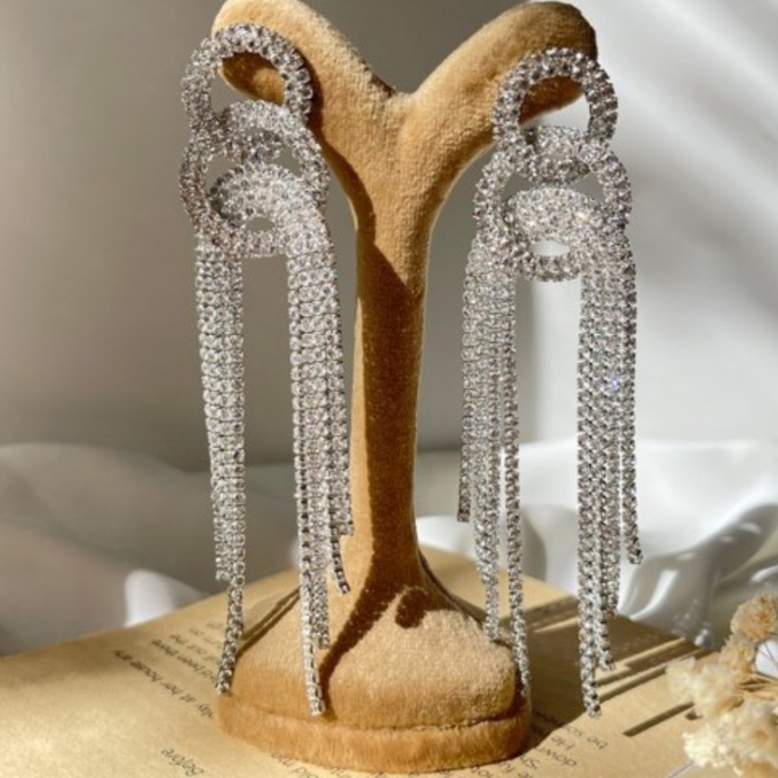 گوشواره آبشاری دایره ای