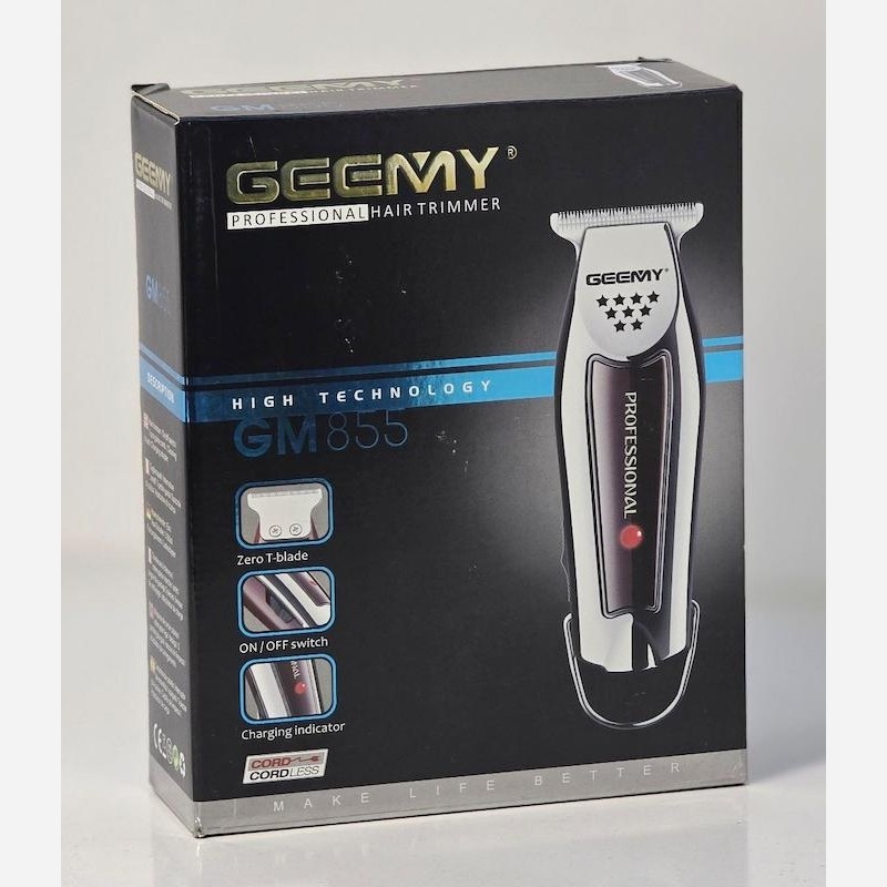 ماشین اصلاح حرفه ای موی سر و صورت جیمی GM855 (پک 5 عددی) و ریش تراش خط زن شارژی ( گناوه مارکت )