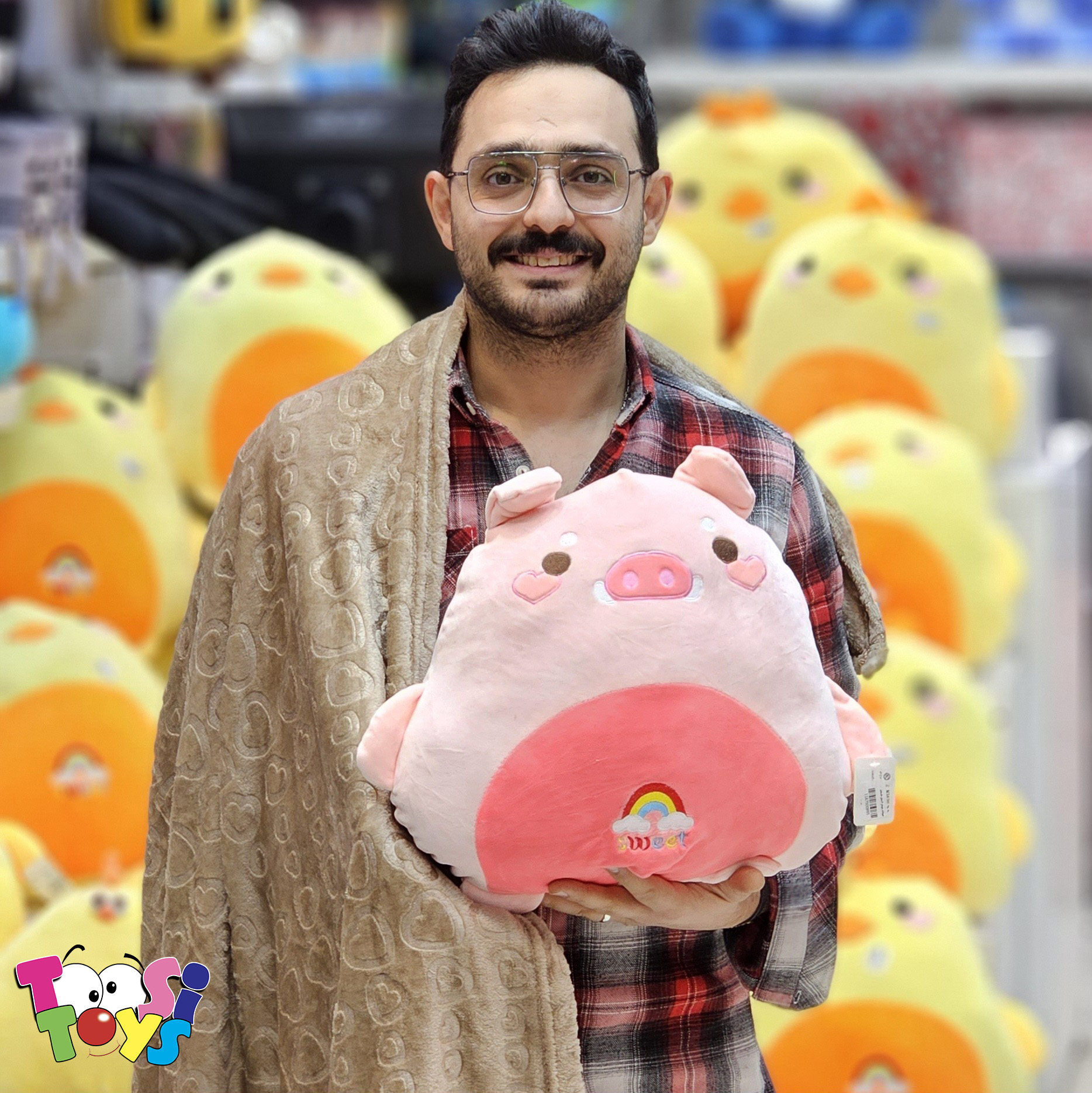 عروسک پتو بالشتی حیوانات