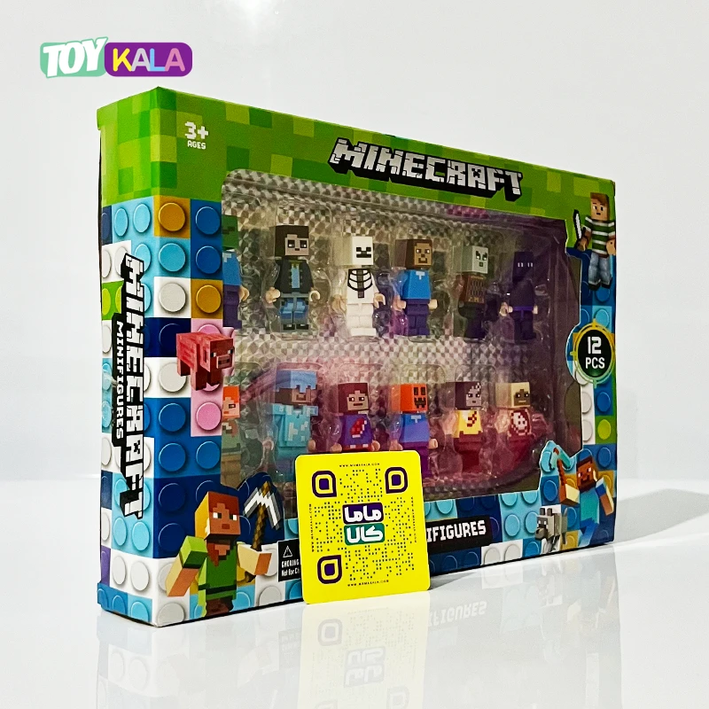 مینی فیگور ماینکرفت 12 عدد مدل Building Block