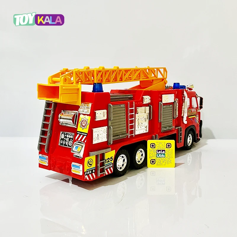 اسباب بازی ماشین آتشنشانی قرمز مدل فایرتراک 50 سانتیمتر