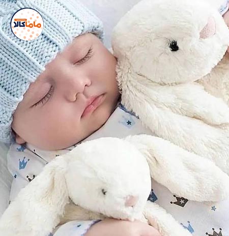 عروسک خرگوش سفید رنگ 55 سانتیمتر