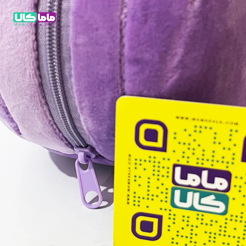 چشم بند بالشتی عروسکی مدل کرومی بنفش