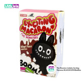 عروسک لبوبو مشکی ماکارون Black Labubu پاپ مارت اصل