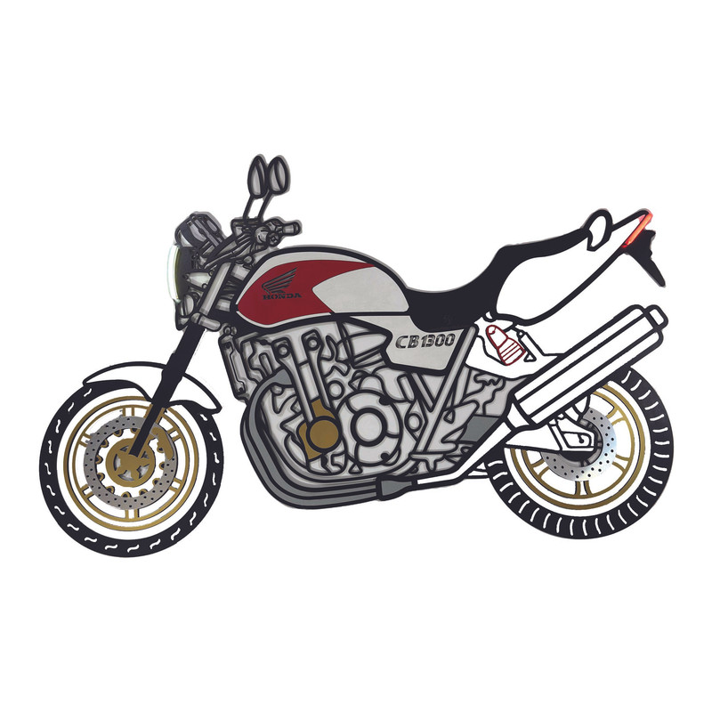 چراغ نئون طرح موتور cb1300