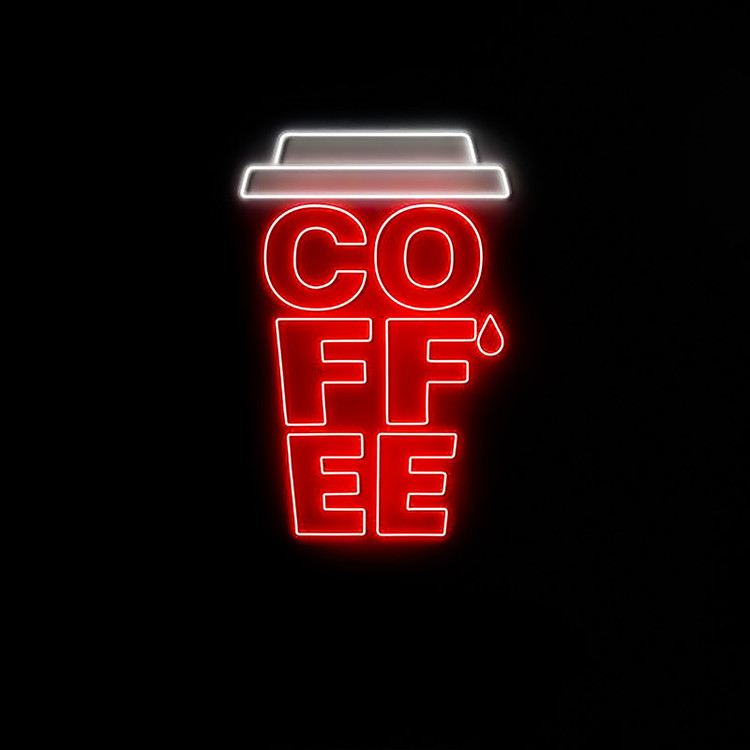 چراغ نئونی مدل coffee mug